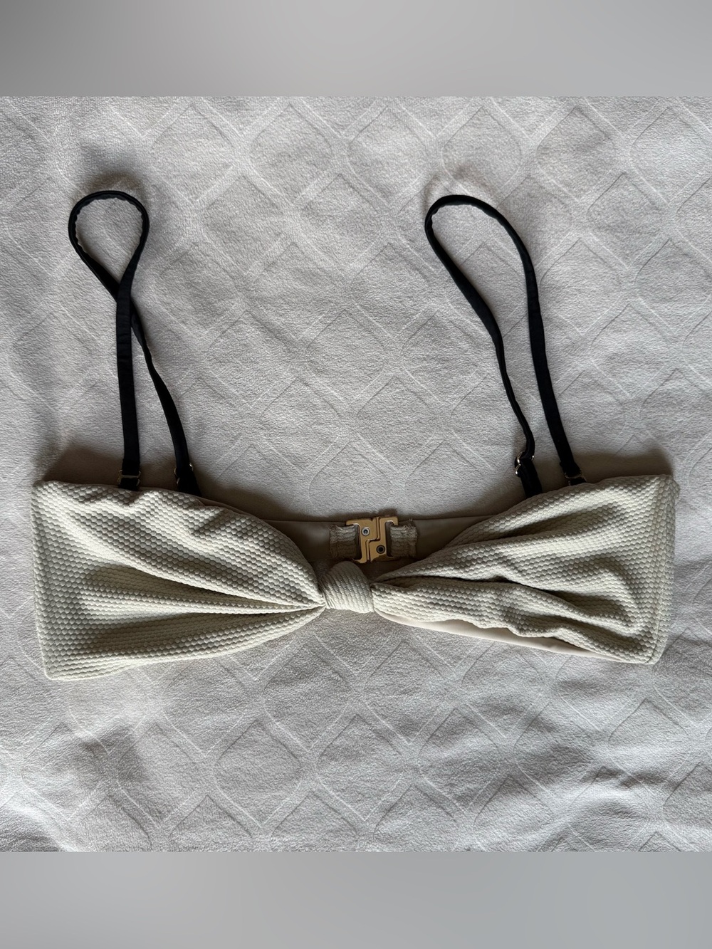 Slate Swim Palermo bikini top in Oyster